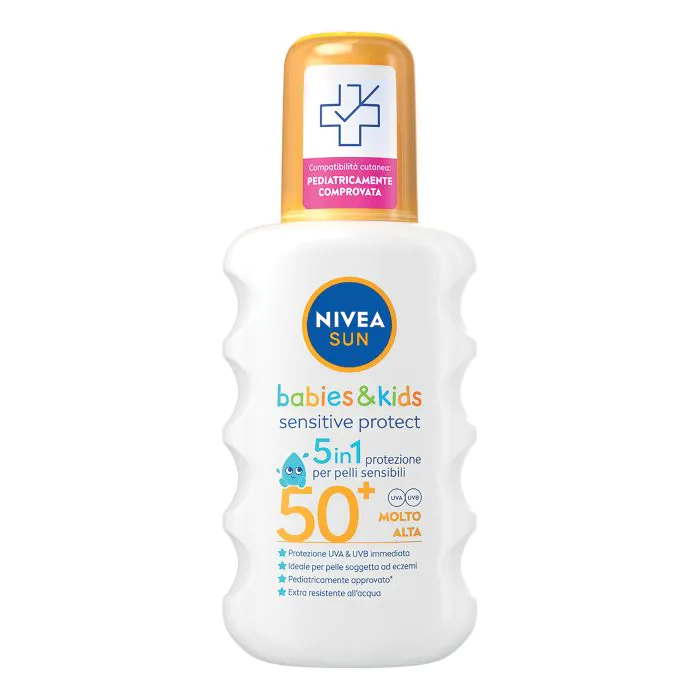 Nivea sun kids sensitive protect & play spray fp50+ 200 ml Nivea sun kids sensitive protect & play spray fp50+ 200 ml
