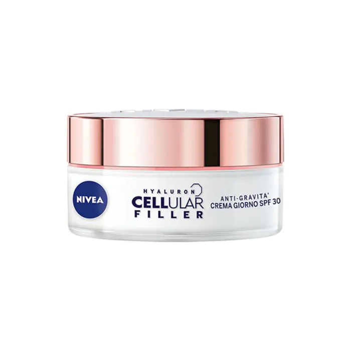 Nivea hyaluron cellular filler anti-gravita' crema giorno anti-eta' spf30 50 ml Nivea hyaluron cellular filler anti-gravita' crema giorno anti-eta' spf30 50 ml