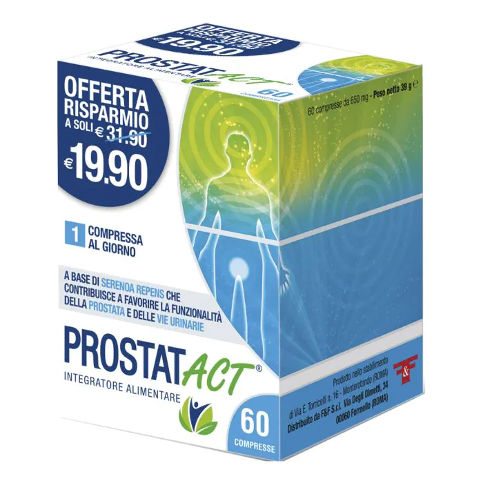 Prostat Act Integratore per il Benessere delle Vie Urinarie Prostat Act Integratore per il Benessere delle Vie Urinarie