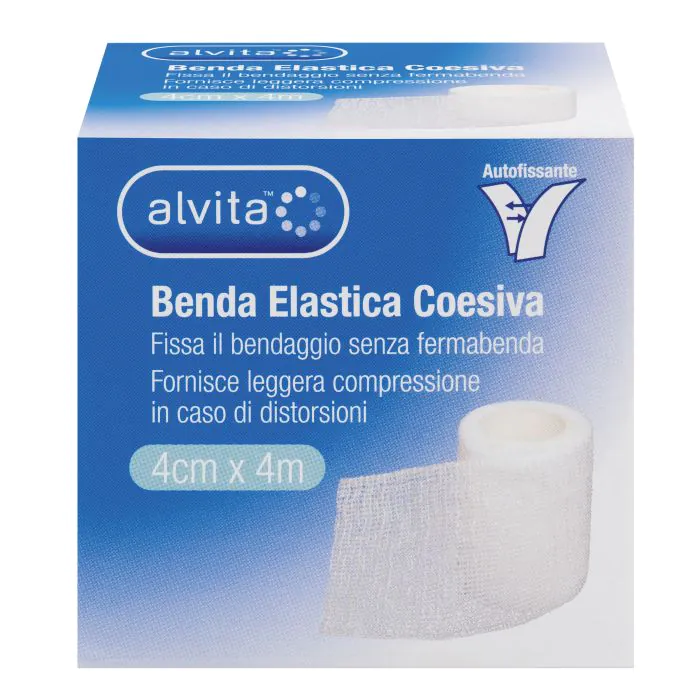 Alvita Benda Elastica Coesiva 4x4 Alvita Benda Elastica Coesiva 4x4
