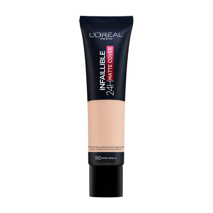 L’OREAL PARIS - Infaillible 32H Matte Cover - Fondotinta N. 110 Cool Undertone L’OREAL PARIS - Infaillible 32H Matte Cover - Fondotinta N. 110 Cool Undertone