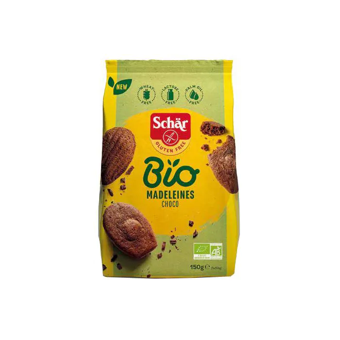 Schar bio magdalenas choco150g Schar bio magdalenas choco150g