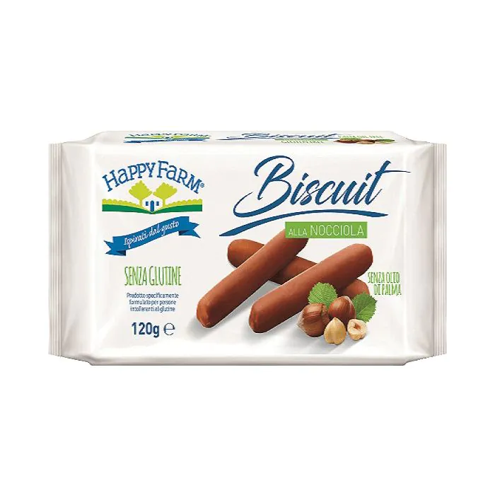 Happy Farm Biscotti Nocciola 120g Happy Farm Biscotti Nocciola 120g