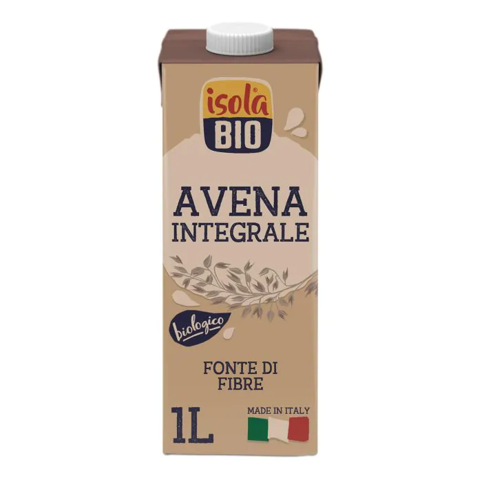 Isola bio bevanda di avena integrale 1 litro Isola bio bevanda di avena integrale 1 litro