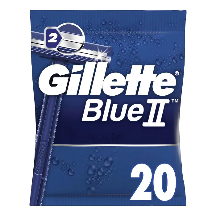 Gillette blue ii usa & getta standard 20 pezzi Gillette blue ii usa & getta standard 20 pezzi