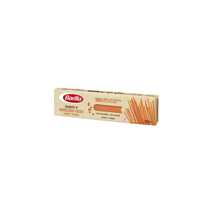 Barilla spaghetti di lenticchie rosse 250 g Barilla spaghetti di lenticchie rosse 250 g