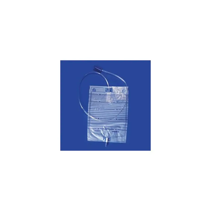 Sacca urina monouso 2 litri con valvola antireflusso e senzascarico tubo raccordo 130 cm 30 pezzi Sacca urina monouso 2 litri con valvola antireflusso e senzascarico tubo raccordo 130 cm 30 pezzi