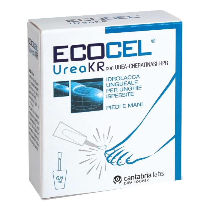 Ecocel Urea Kr Idrolacca Ungueale Per Unghie Ispessite 6,6 ml Ecocel Urea Kr Idrolacca Ungueale Per Unghie Ispessite 6,6 ml