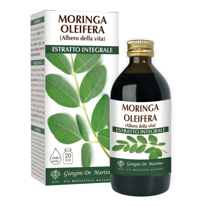 Moringa oleifera estratto integrale 200 ml Moringa oleifera estratto integrale 200 ml