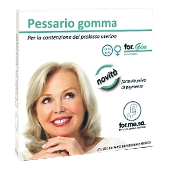 Pessario in gomma senza pigmento per la contenzione del prolasso uterino diametro 90 mm Pessario in gomma senza pigmento per la contenzione del prolasso uterino diametro 90 mm