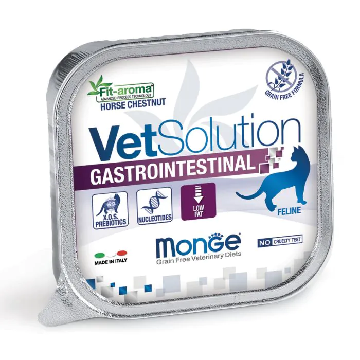 Monge Gatto Vet Solution Gastrointestinal Vaschetta 100 Gr