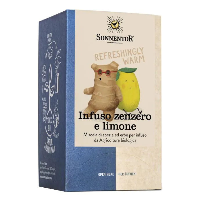 Sonnentor infuso zenzero-limone 18 filtri Sonnentor infuso zenzero-limone 18 filtri