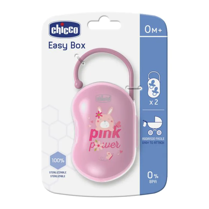 Chicco porta succhietto girl per due pezzi Chicco porta succhietto girl per due pezzi
