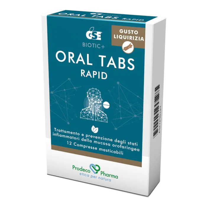 Gse oral tabs rapid liquirizia 12 compresse Gse oral tabs rapid liquirizia 12 compresse