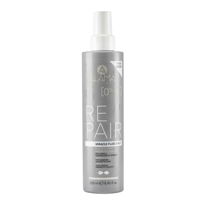 Alama miracle fluid 5-in-1 ristrutturante per capelli danneggiati e sfibrati 250 ml Alama miracle fluid 5-in-1 ristrutturante per capelli danneggiati e sfibrati 250 ml