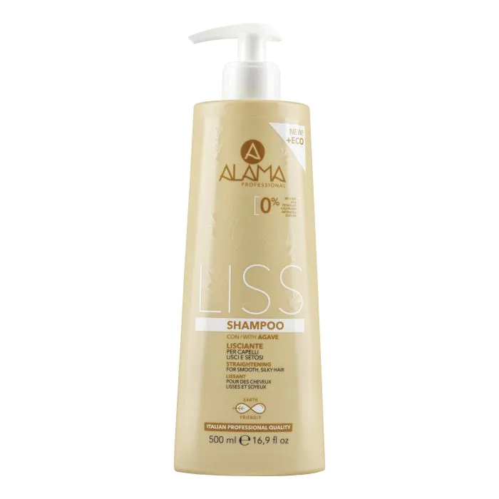 Alama shampoo lisciante per capelli lisci e setosi 500 ml Alama shampoo lisciante per capelli lisci e setosi 500 ml