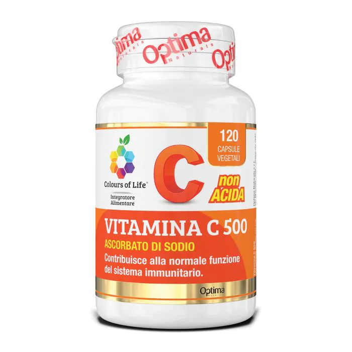 Colours of life vitamina c 500 120 capsule vegetali 900 mg Colours of life vitamina c 500 120 capsule vegetali 900 mg