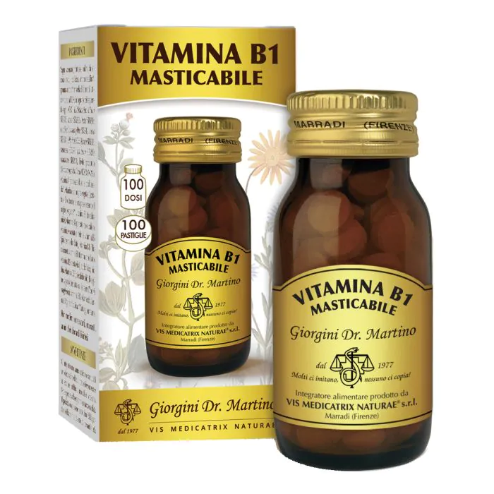 Vitamina b1 masticabile 100 pastiglie Vitamina b1 masticabile 100 pastiglie
