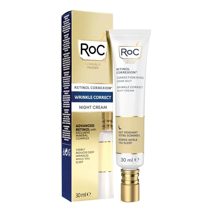 Roc retinol correxion wrinkle correct crema viso notte 30 ml Roc retinol correxion wrinkle correct crema viso notte 30 ml