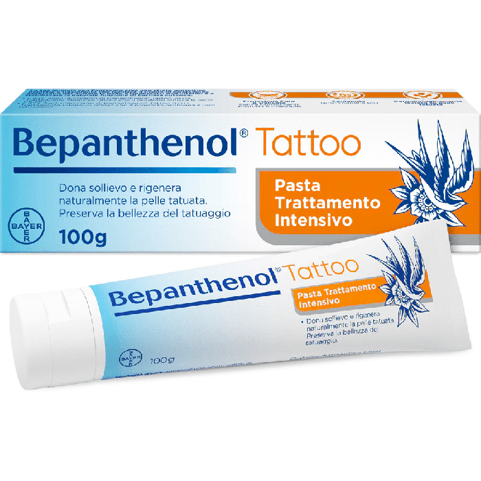 Bepanthenol tattoo pasta trattamento intensivo