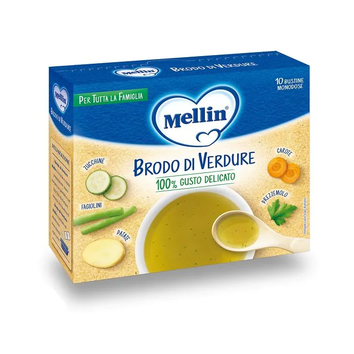 Mellin brodo di verdure 10 x 8 g Mellin brodo di verdure 10 x 8 g