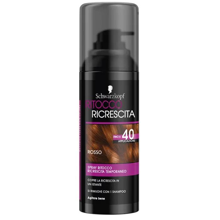 SCHWARZKOPF - Ritocco Ricrescita - Spray ritocco ricrescita temporaneo Rosso 120 ml SCHWARZKOPF - Ritocco Ricrescita - Spray ritocco ricrescita temporaneo Rosso 120 ml
