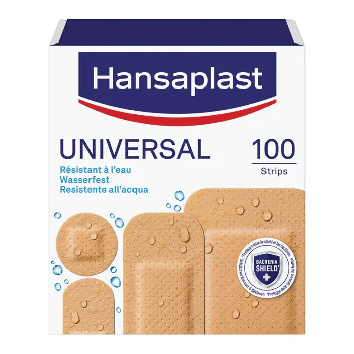 Cerotti hansaplast universal plastic 100 pezzi Cerotti hansaplast universal plastic 100 pezzi