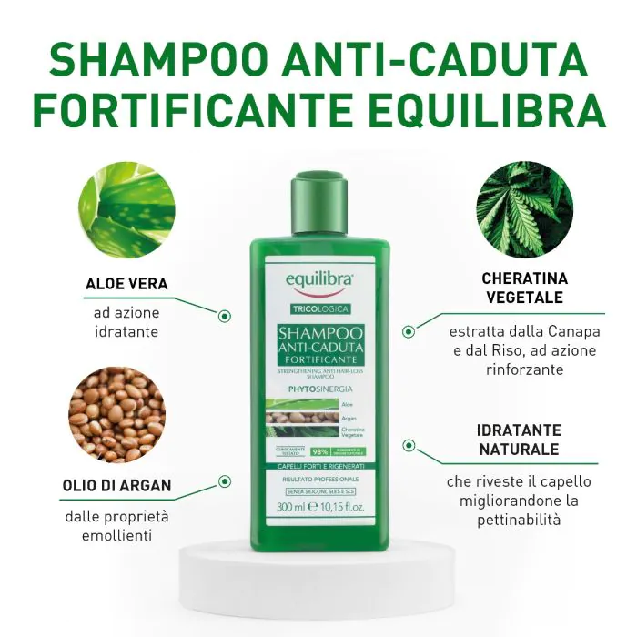Equilibra Tricologica Shampoo Anti-caduta Fortificante 300 Ml