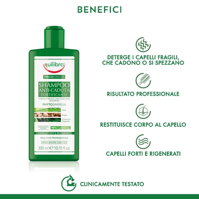 Equilibra Tricologica Shampoo Anti-caduta Fortificante 300 Ml