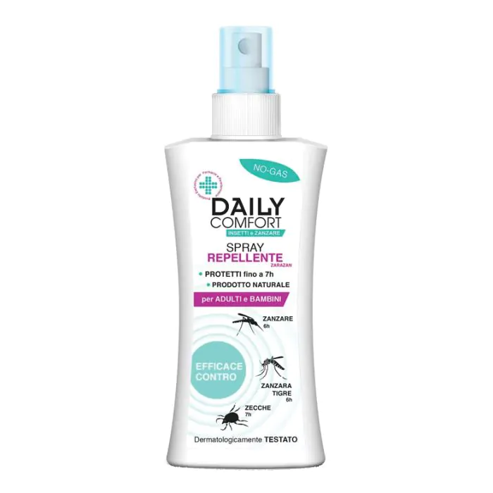 Daily comfort antizanzare spray repellente no-gas 100 ml