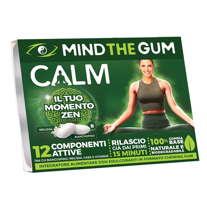 Mind the gum calm 18 gomme senza zucchero Mind the gum calm 18 gomme senza zucchero