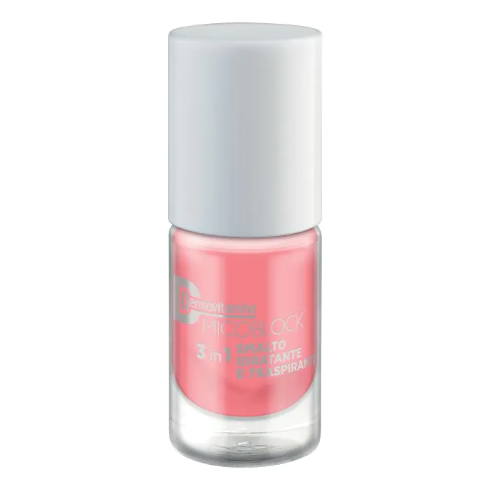 Dermovitamina micoblock 3 in 1 smalto idratante e traspirante rosa 5 ml Dermovitamina micoblock 3 in 1 smalto idratante e traspirante rosa 5 ml