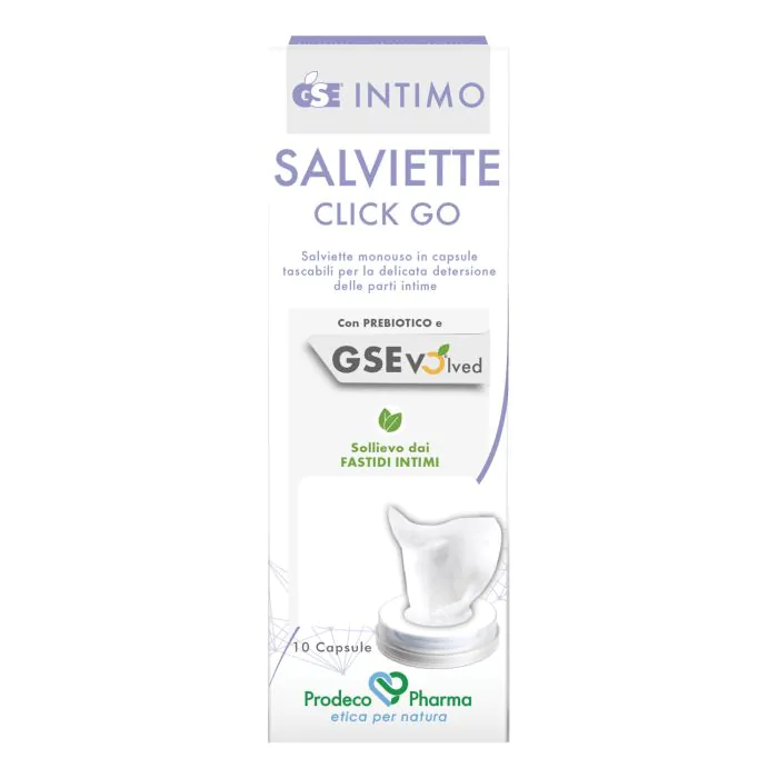 Gse intimo salviette click go 10 pezzi Gse intimo salviette click go 10 pezzi