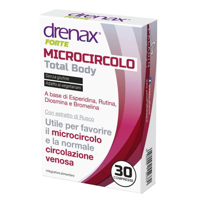 Drenax Forte Microcircolo Total Body 30 Compresse Drenax Forte Microcircolo Total Body 30 Compresse