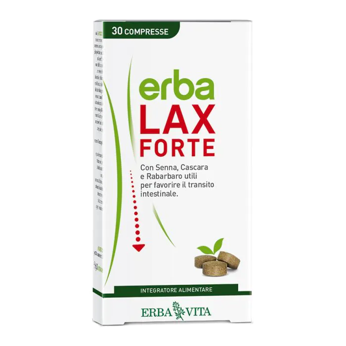 Erba Vita Erbalax Forte Integratore Intestinale 30 Compresse Erba Vita Erbalax Forte Integratore Intestinale 30 Compresse