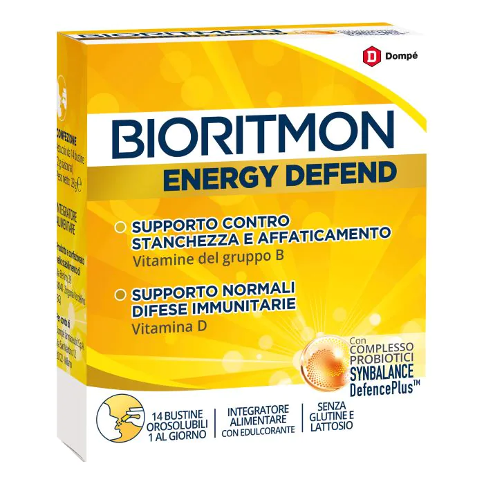 Bioritmon Energy Defend Integratore Energetico 14 Bustine Bioritmon Energy Defend Integratore Energetico 14 Bustine