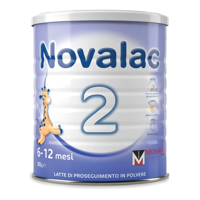 Novalac 2 Latte in Polvere Per Lattanti 6-12 Mesi 800 g Novalac 2 Latte in Polvere Per Lattanti 6-12 Mesi 800 g