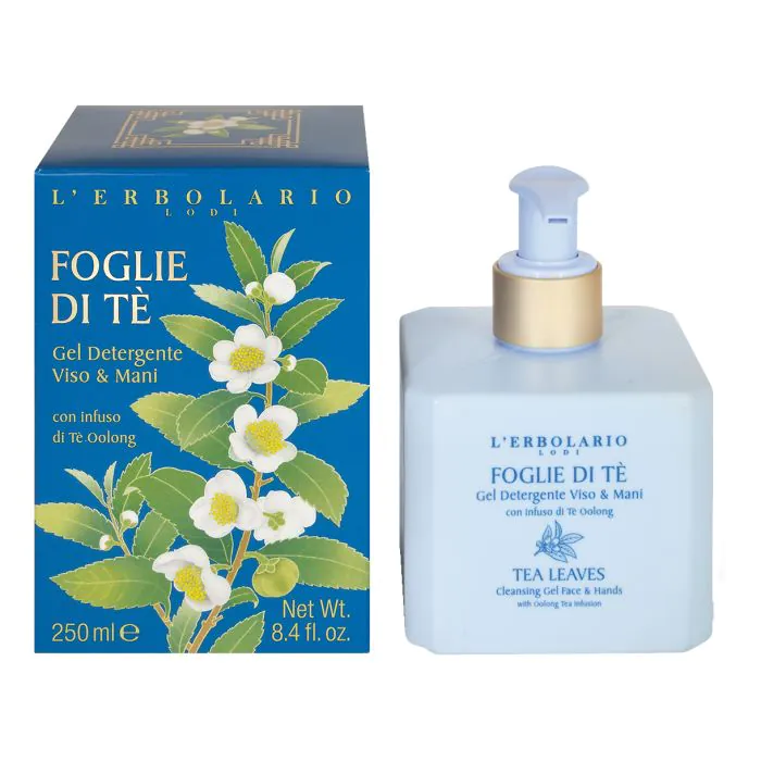 Foglie di te' detergente viso & mani 250 ml Foglie di te' detergente viso & mani 250 ml
