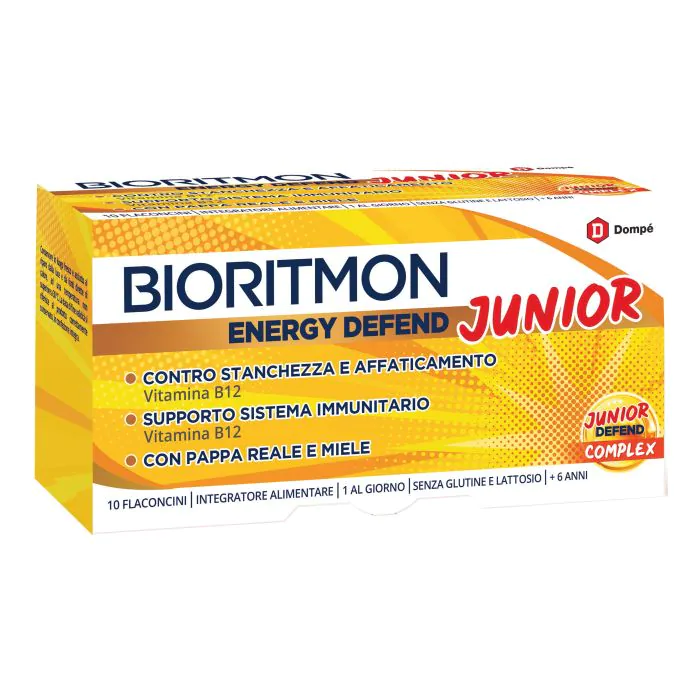 Bioritmon Energy Defend Junior Integratore Difese Immunitario 10 Flaconcini Bioritmon Energy Defend Junior Integratore Difese Immunitario 10 Flaconcini