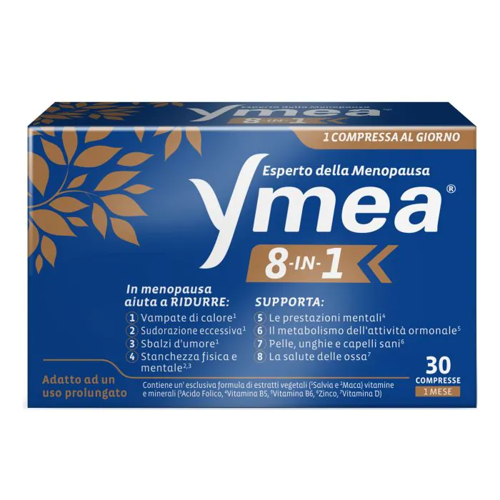 Ymea 8 in 1 Integratore Menopausa 30 Compresse