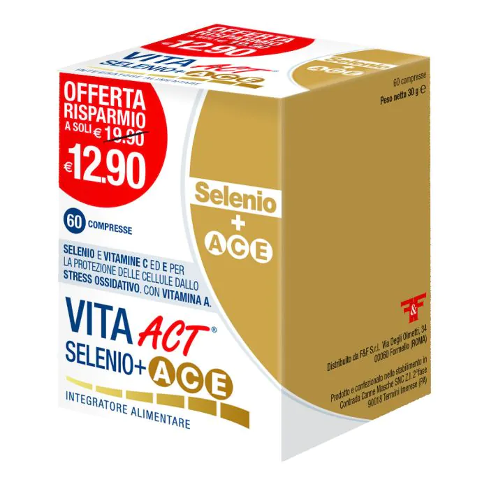 Vita act selenio+ace 60 compresse Vita act selenio+ace 60 compresse