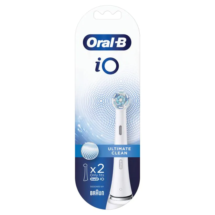 Oral B Testine Di Ricambio Io Ultimate Clean Bianche 2 Pezzi Oral B Testine Di Ricambio Io Ultimate Clean Bianche 2 Pezzi