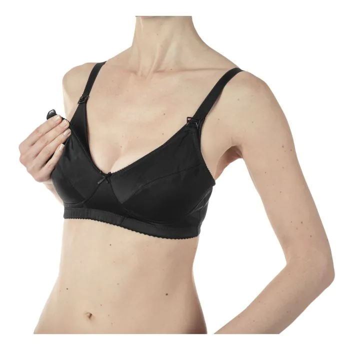 Mammy reggiseno microfibra allattamento black 3d