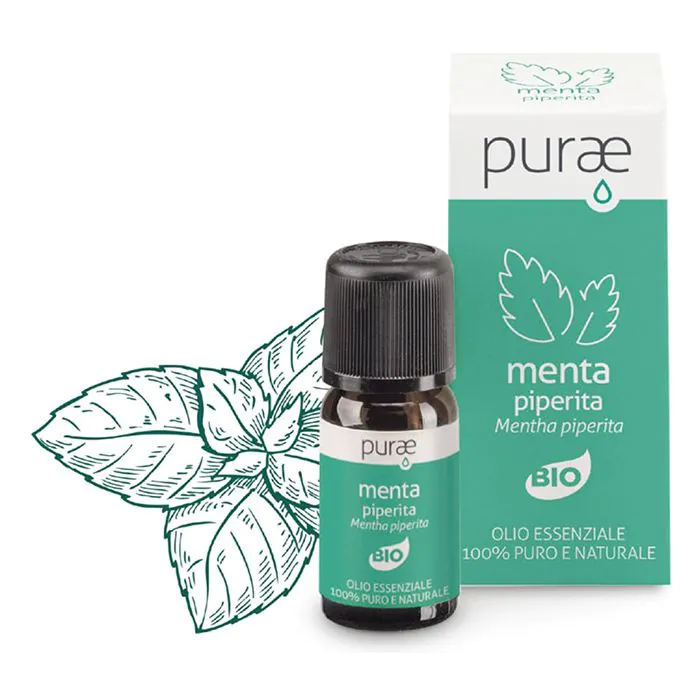 Purae oe menta bio mentha piperita parti aeree 10 ml