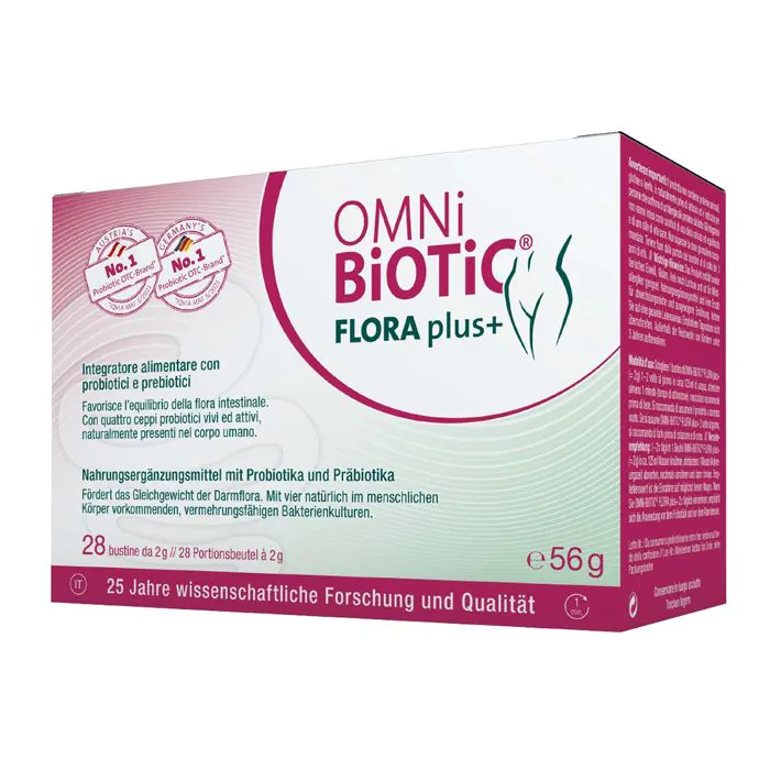 Omni biotic flora plus+ 28 bustine da 2 g Omni biotic flora plus+ 28 bustine da 2 g