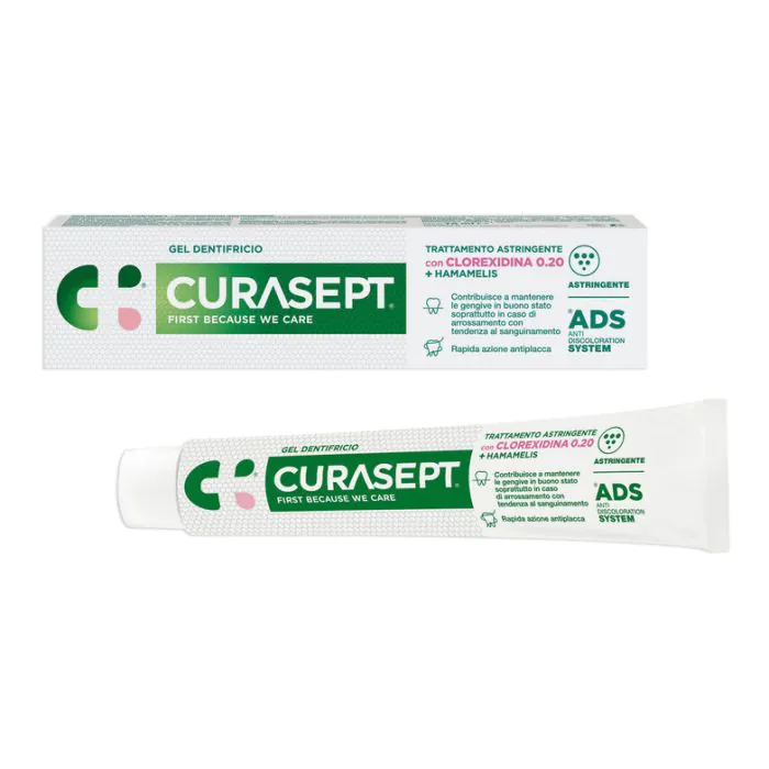 Curasept gel dentifricio ads dna trattamento astringente 75 ml Curasept gel dentifricio ads dna trattamento astringente 75 ml