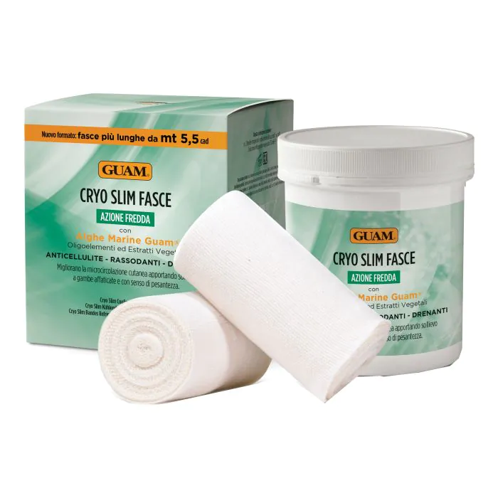 Guam cryo slim fasce anticellulite rassodanti drenanti 2 pezzi Guam cryo slim fasce anticellulite rassodanti drenanti 2 pezzi