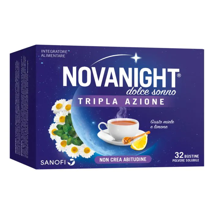 Novanight Dolce Sonno Integratore Per Dormire 32 Bustine Novanight Dolce Sonno Integratore Per Dormire 32 Bustine