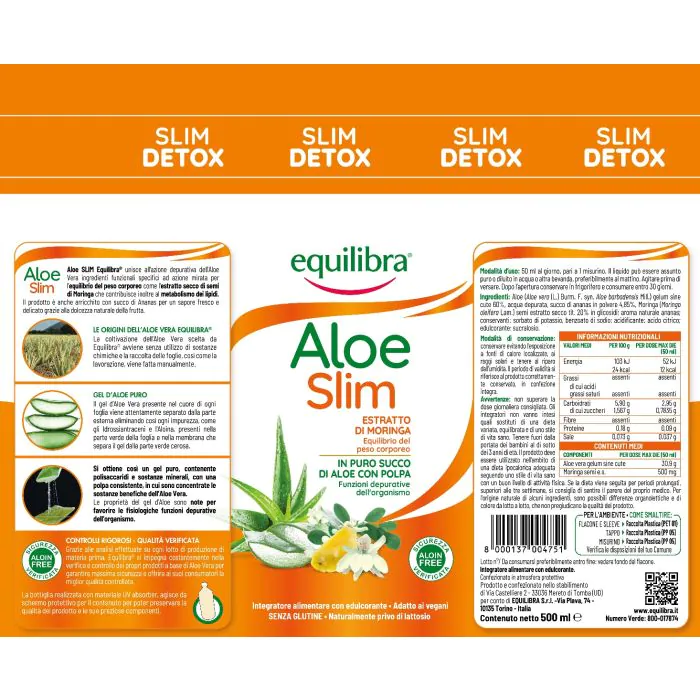 Equilibra Aloe Vera Slim 500 ml