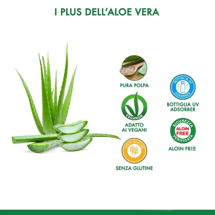 Equilibra Buon Aloe Vera Con Succo DI Pesca Concentrato Integratore Depurativo 1 L